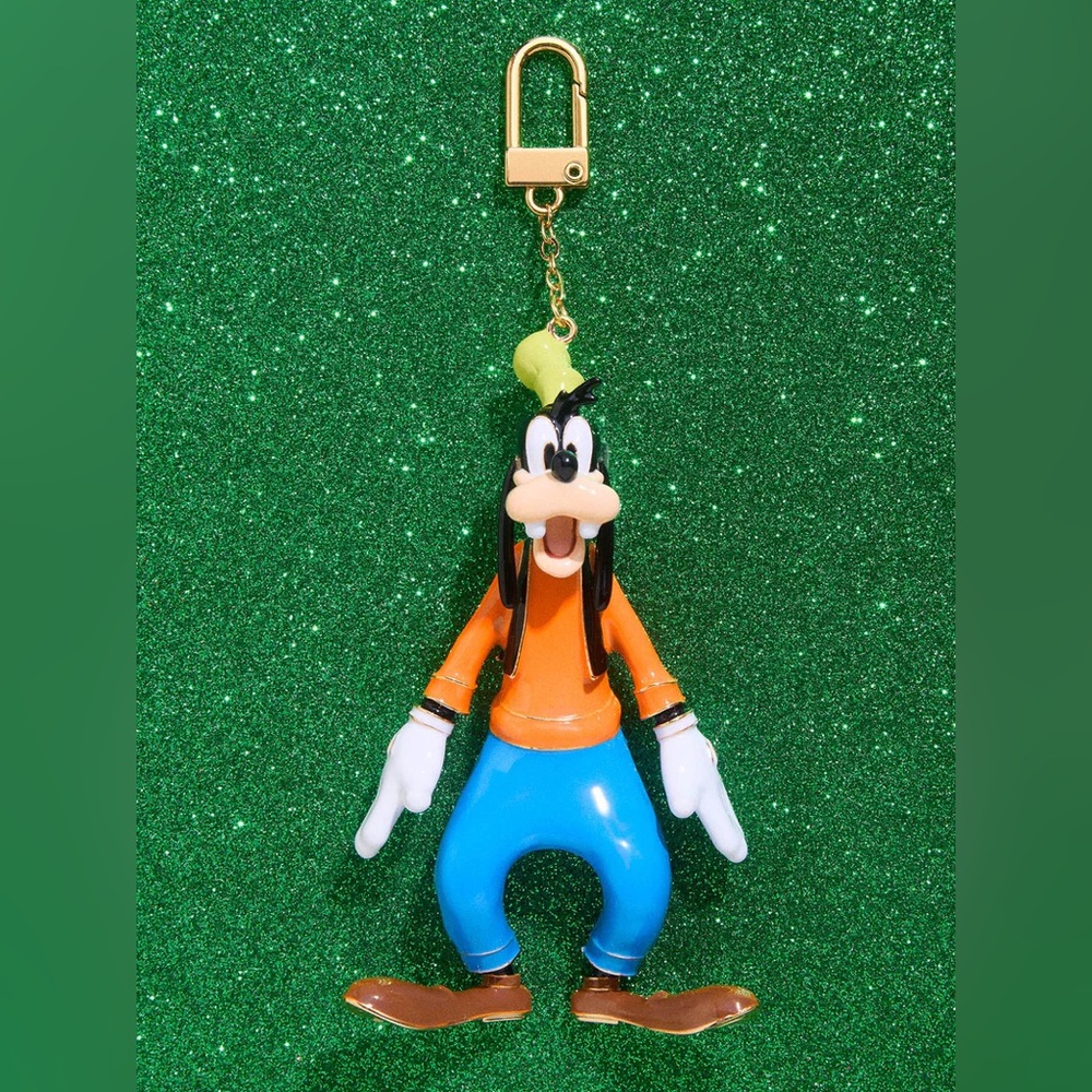Disney Goofy Classic Enamel Bag Charm NEW